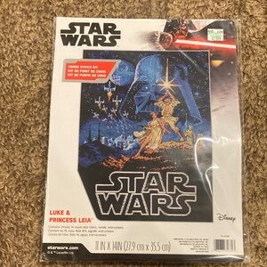 Star Wars Luke & Princess Leia Cross Stitch Kit